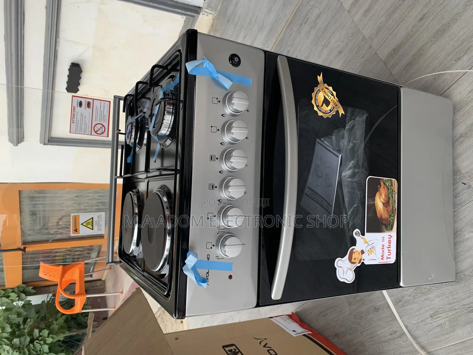 Top Quality Volcano 50x50 ( 2x2) Silver Gas Cooker