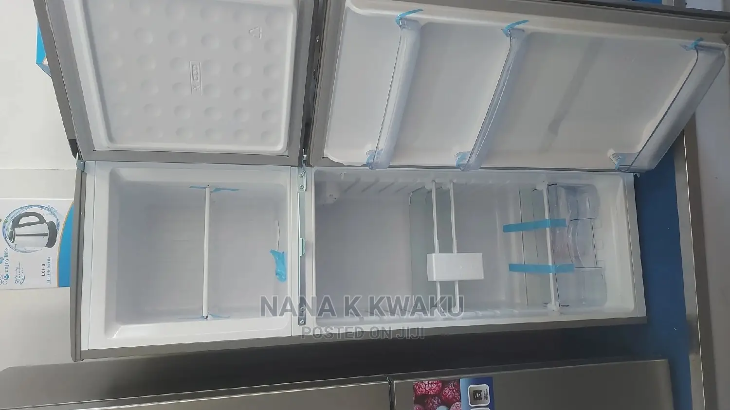 Fast Cooling Pearl Pf270 Double Door Fridge