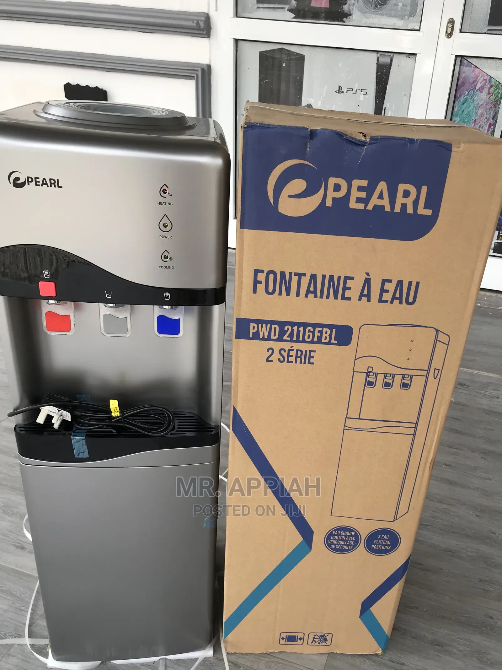 Direct Chilling Pearl Waterdispenser Withfridge PWD-2116 FBL