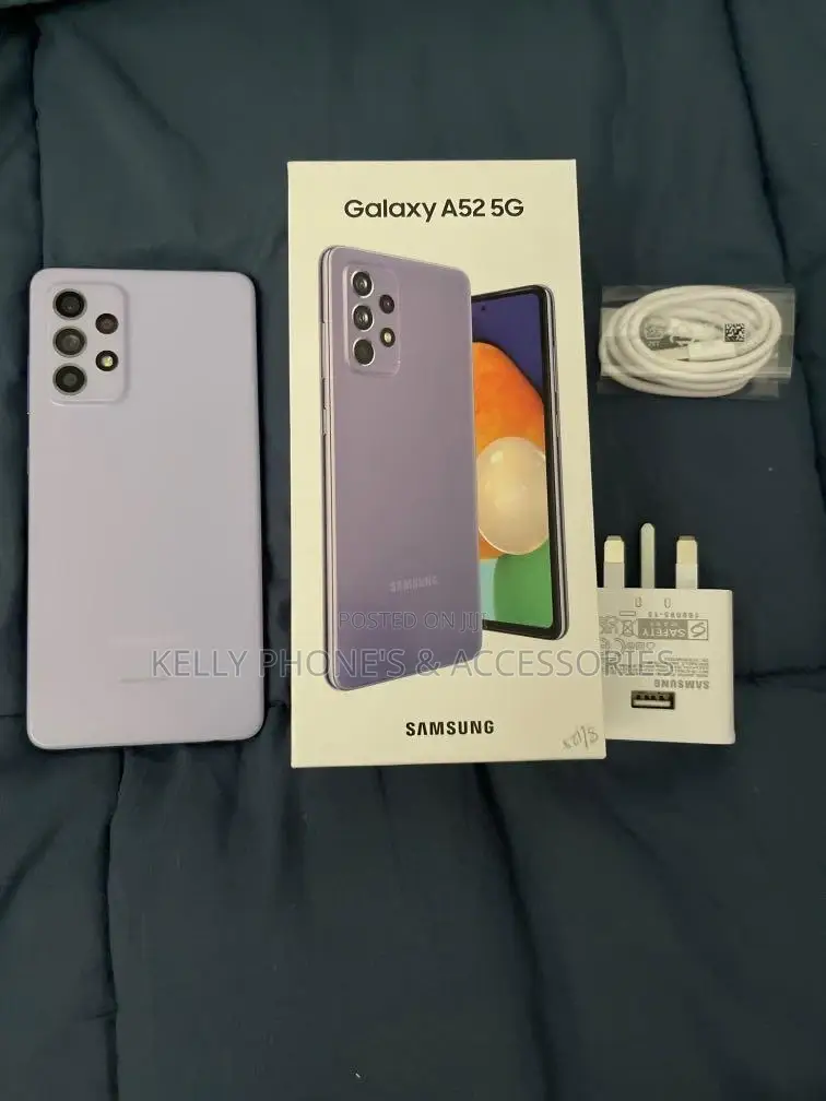 New Samsung Galaxy A52 5G 128 GB Black