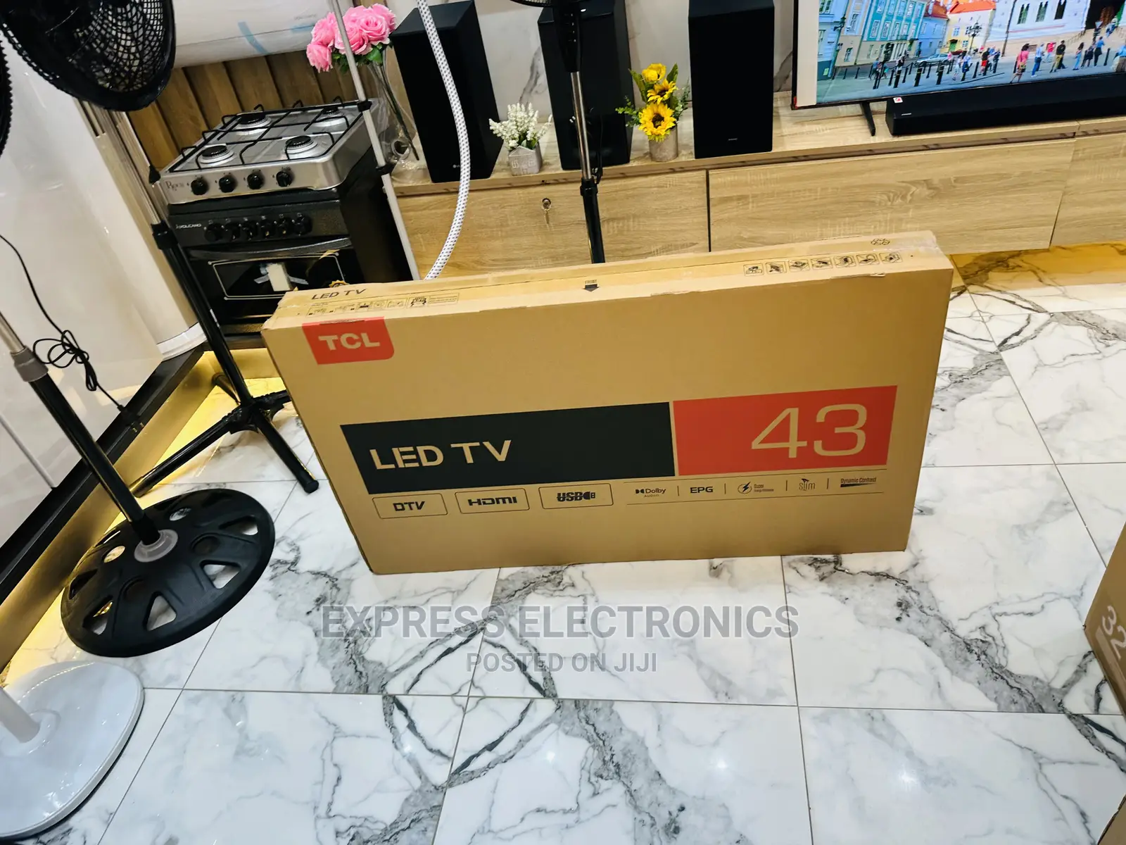 TCL FHD Satellite  Digital 43”Tv D3200