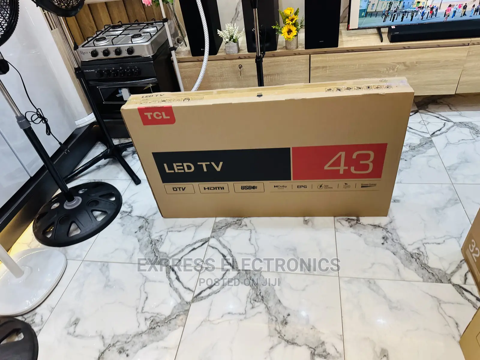 TCL FHD Satellite  Digital 43”Tv D3200