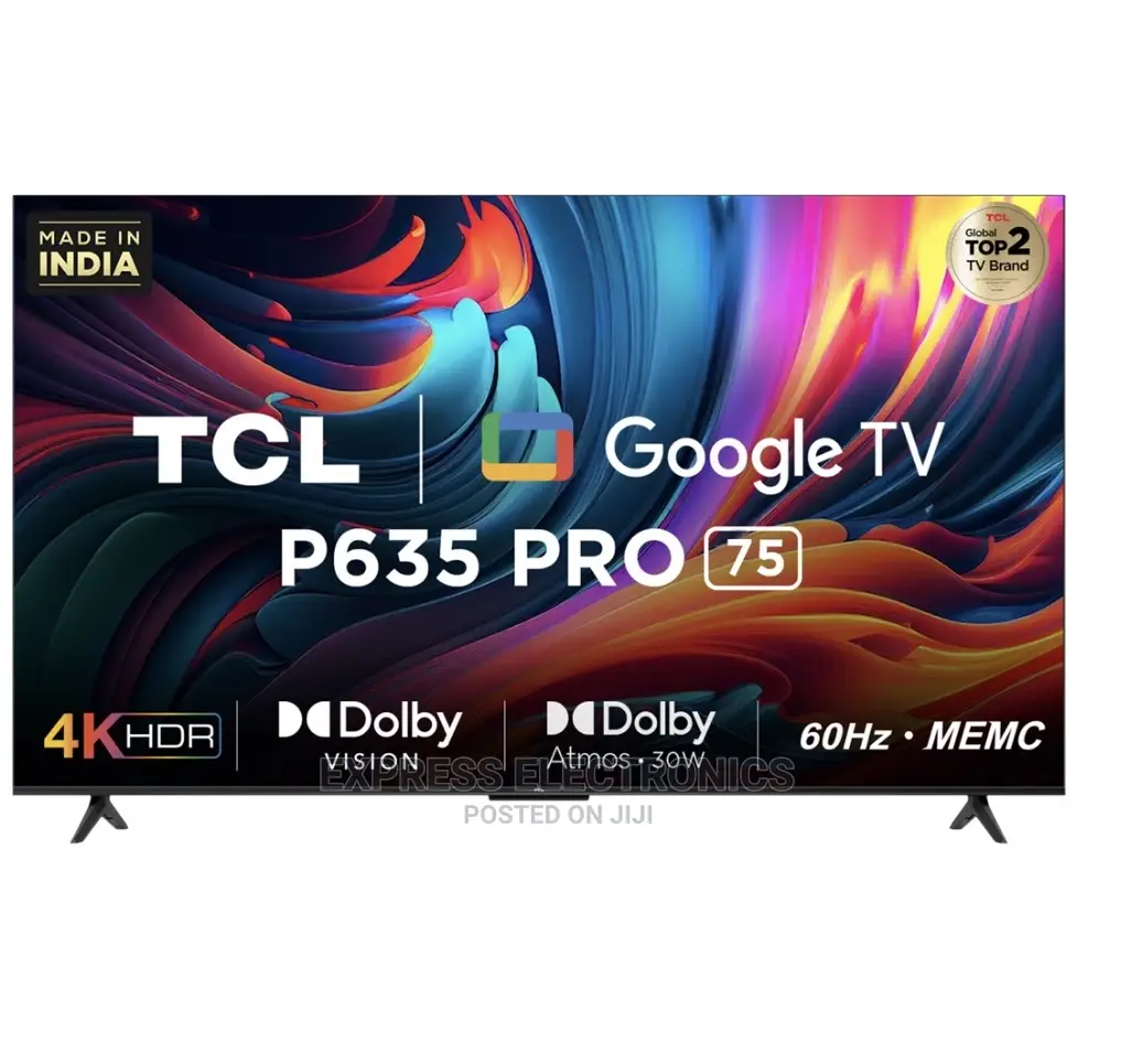 Smart Hub Sleek TCL UHD LED 75”P635
