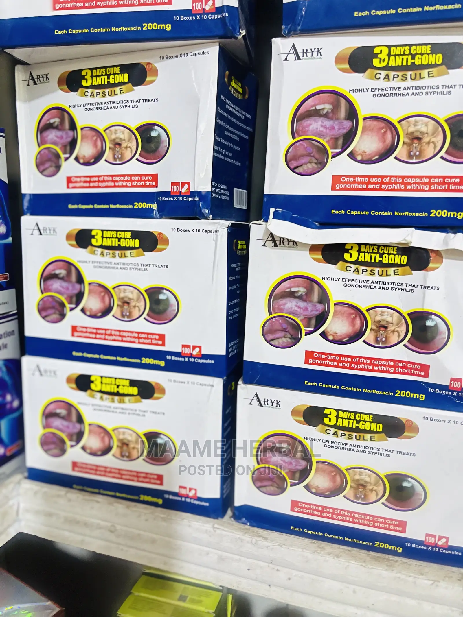 3 Days Cure Anti Gono Capsule
