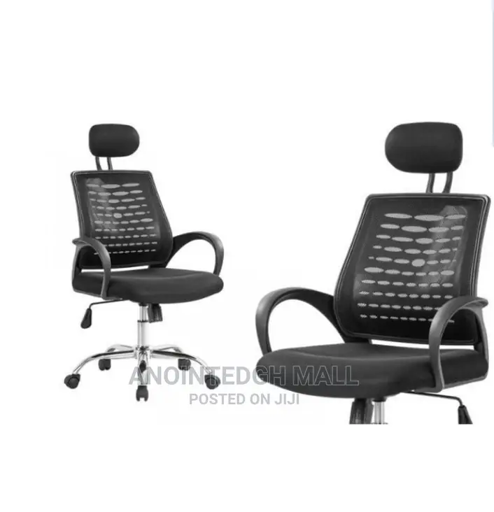 High Back Office Desk Chair - Black