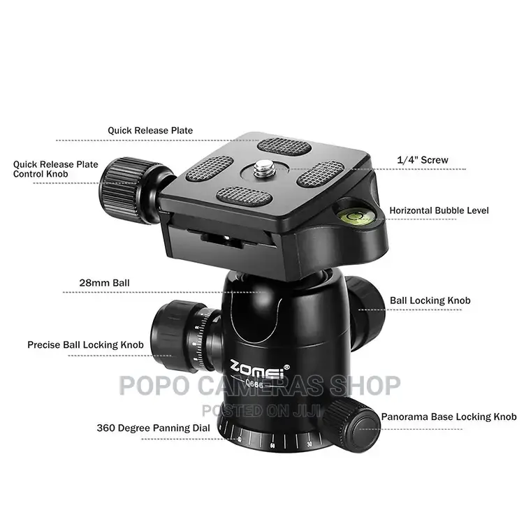 Zomei Q666 Pro Tripod With Monopod