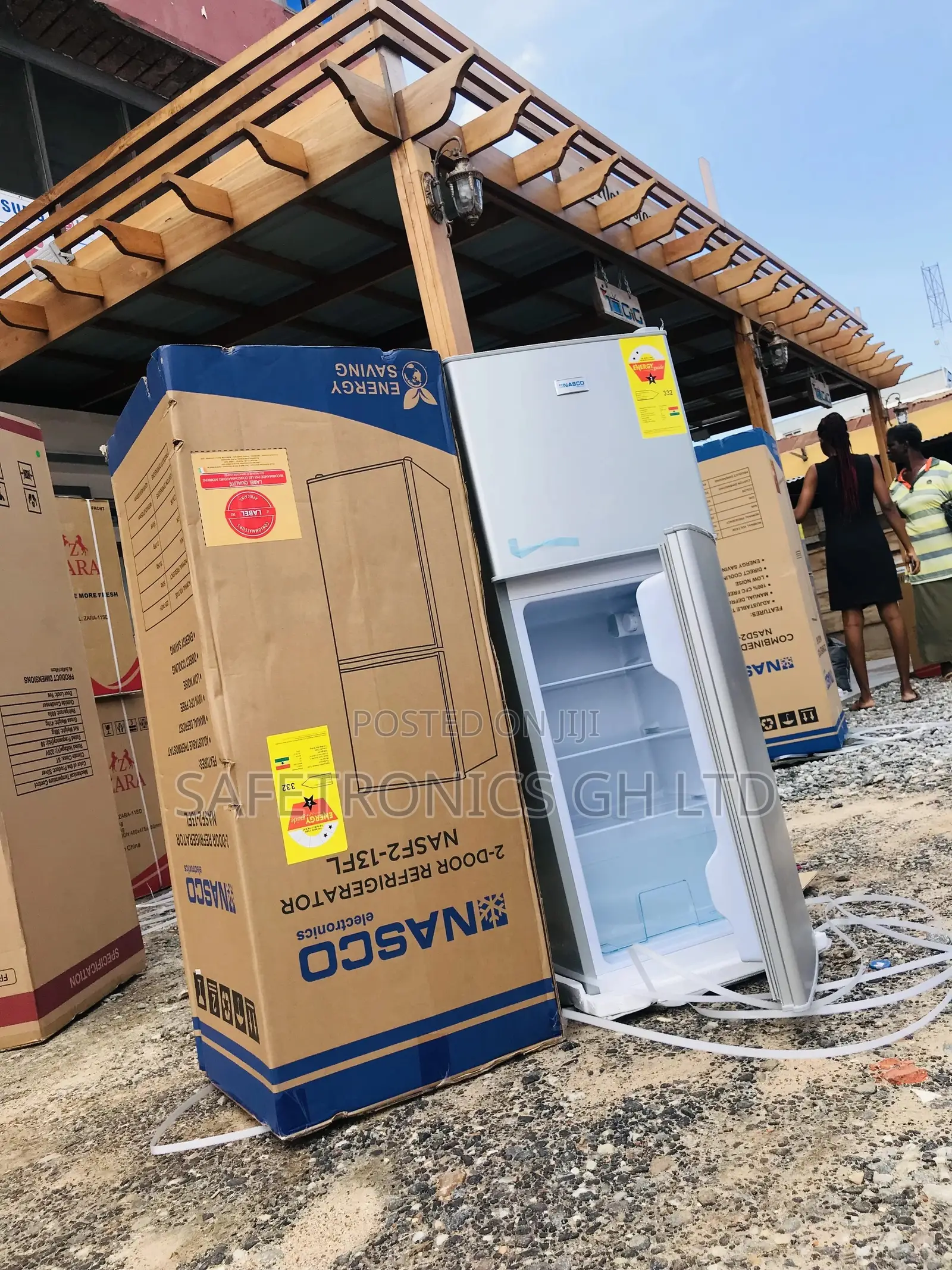 Doubledoor Topfreezer Nascodf2-13fl Fridge Sealed in New Box