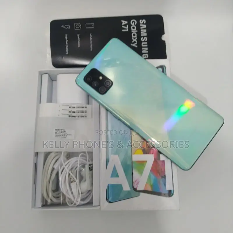 New Samsung Galaxy A71 128 GB Green