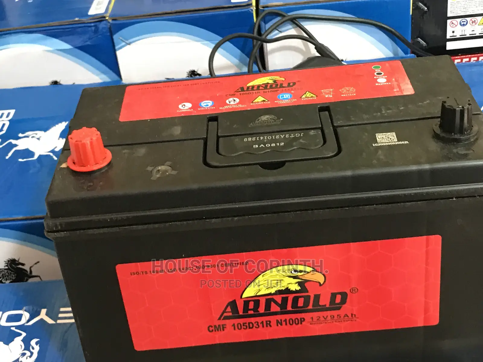 17 Plates (95ah) Battery - Arnold (Right Left Polarities)