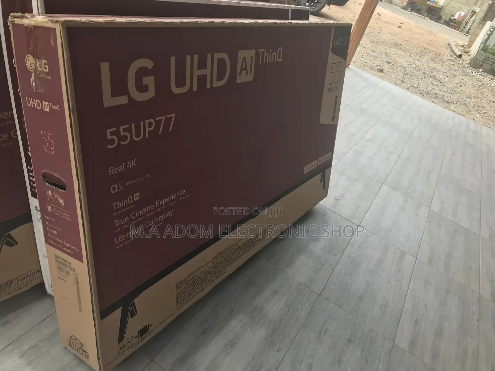 Sleek LG Up7750 55 Inch Uhd TV