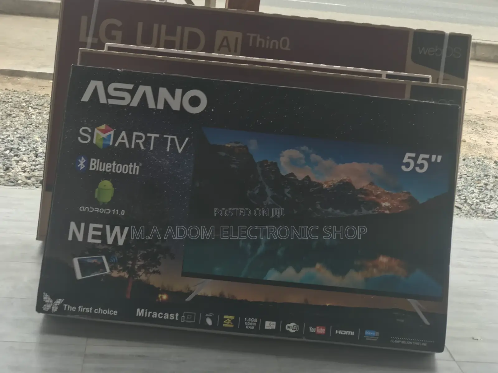 Ultra Asano 55" UHD Smart Satellite TV