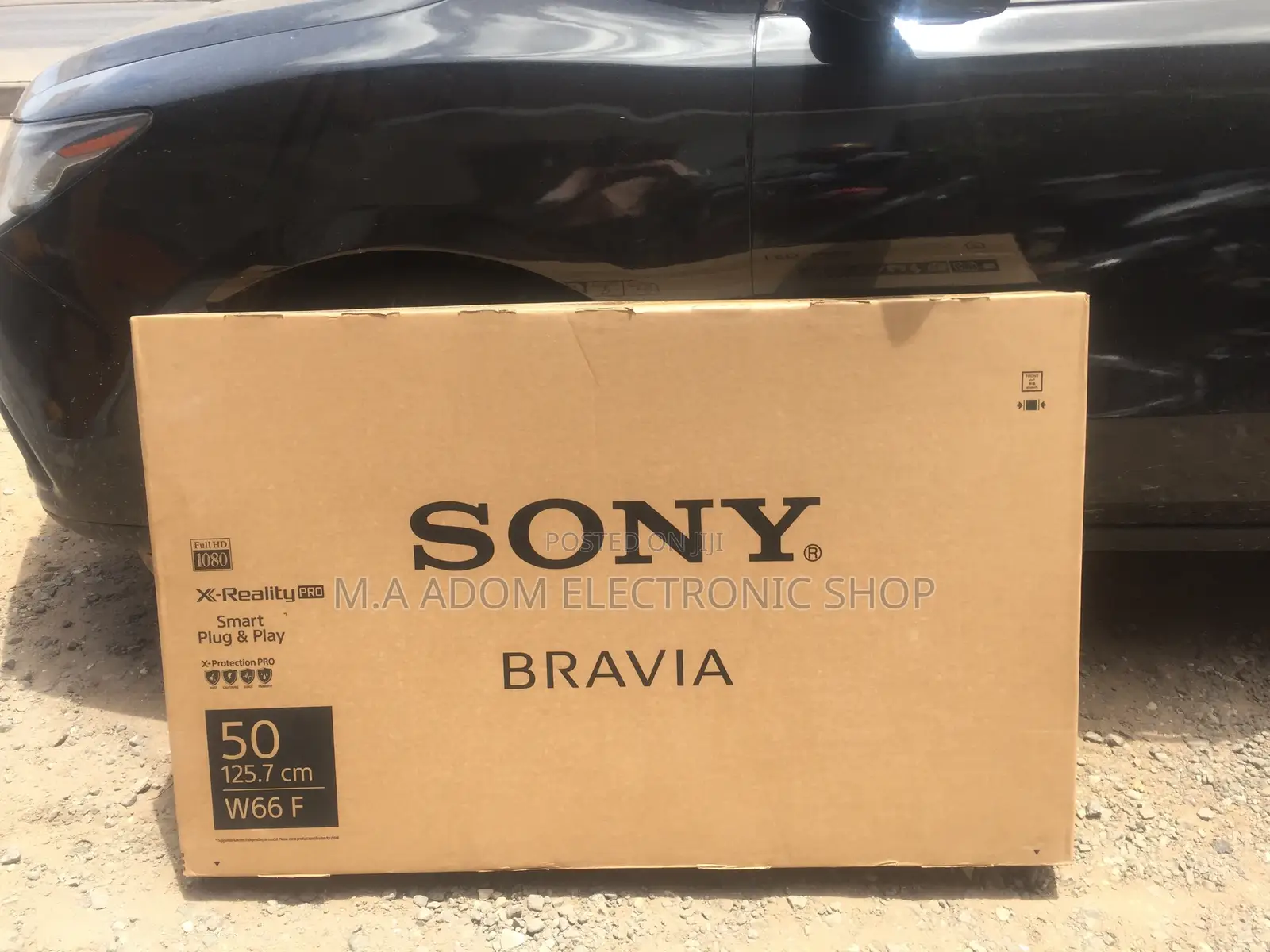 Sleek SONY LED 50W660F FHD Smart Satellite
