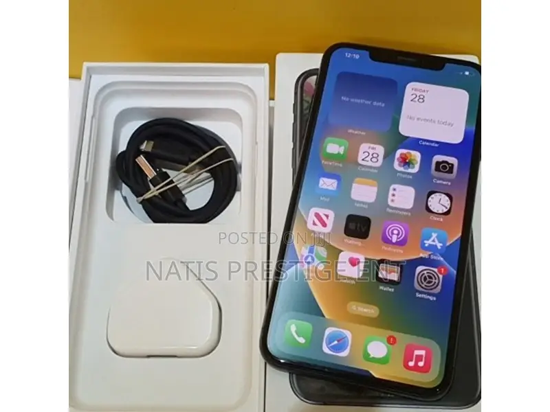 New Apple iPhone X 256 GB Black