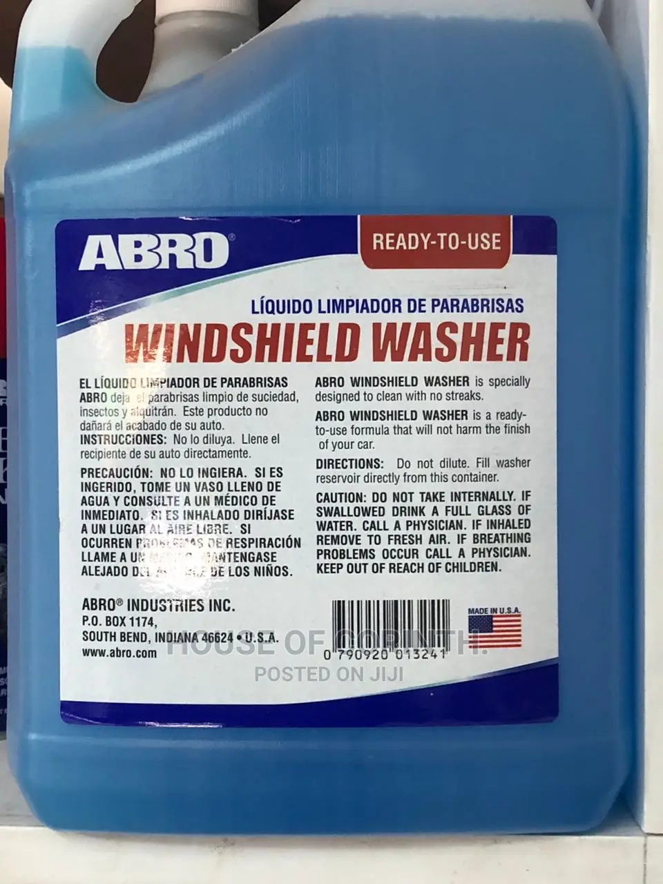 Windshield Washer Fluid - Abro 4L