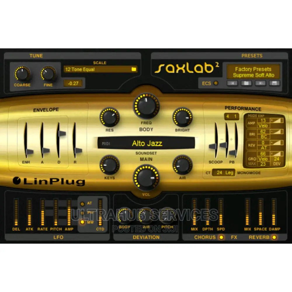 Linplug Saxlab V2 for Mac OS