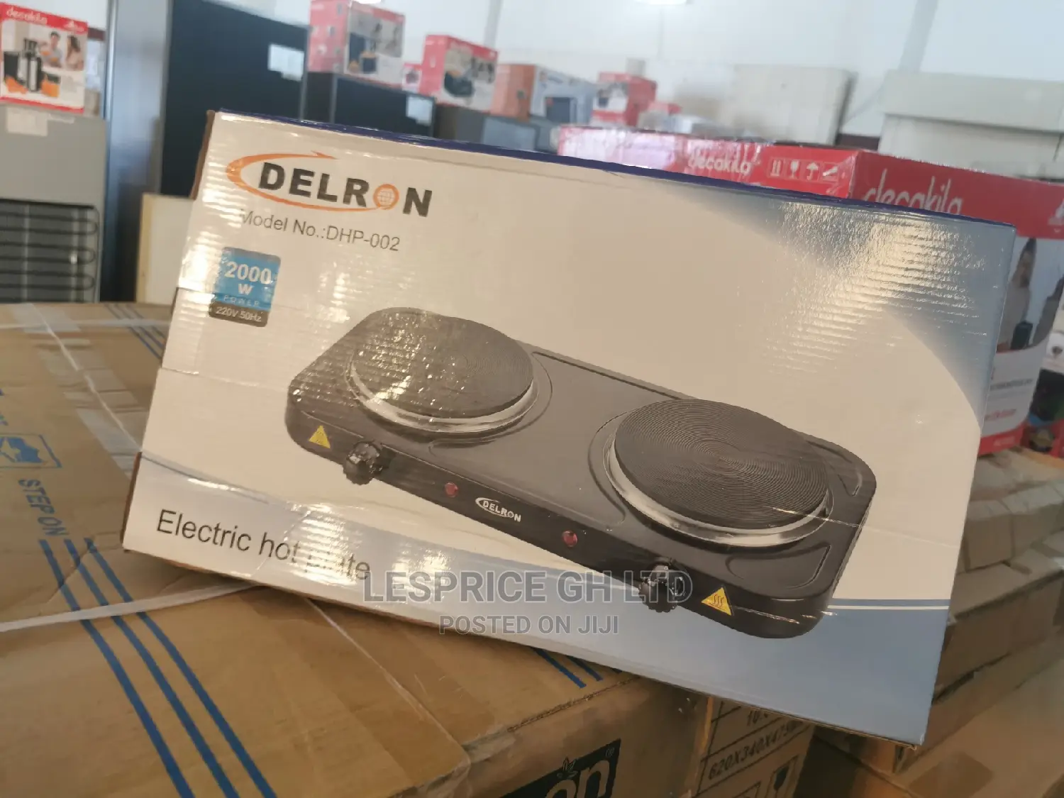 Delron DHP- 2 Burner Hot Plate – 2000W