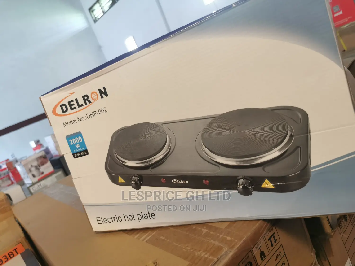 Delron DHP- 2 Burner Hot Plate – 2000W