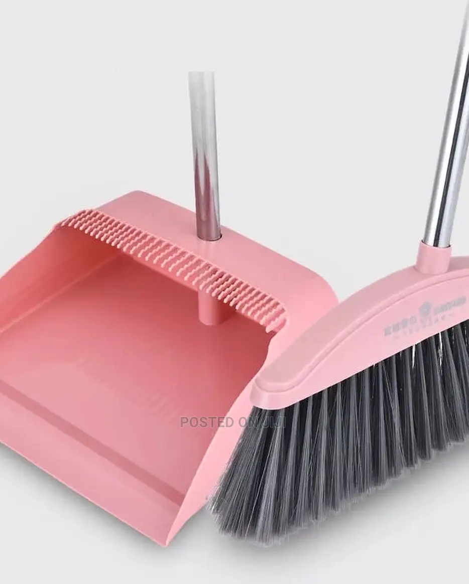 Household Cleaning Broom And Dustpan