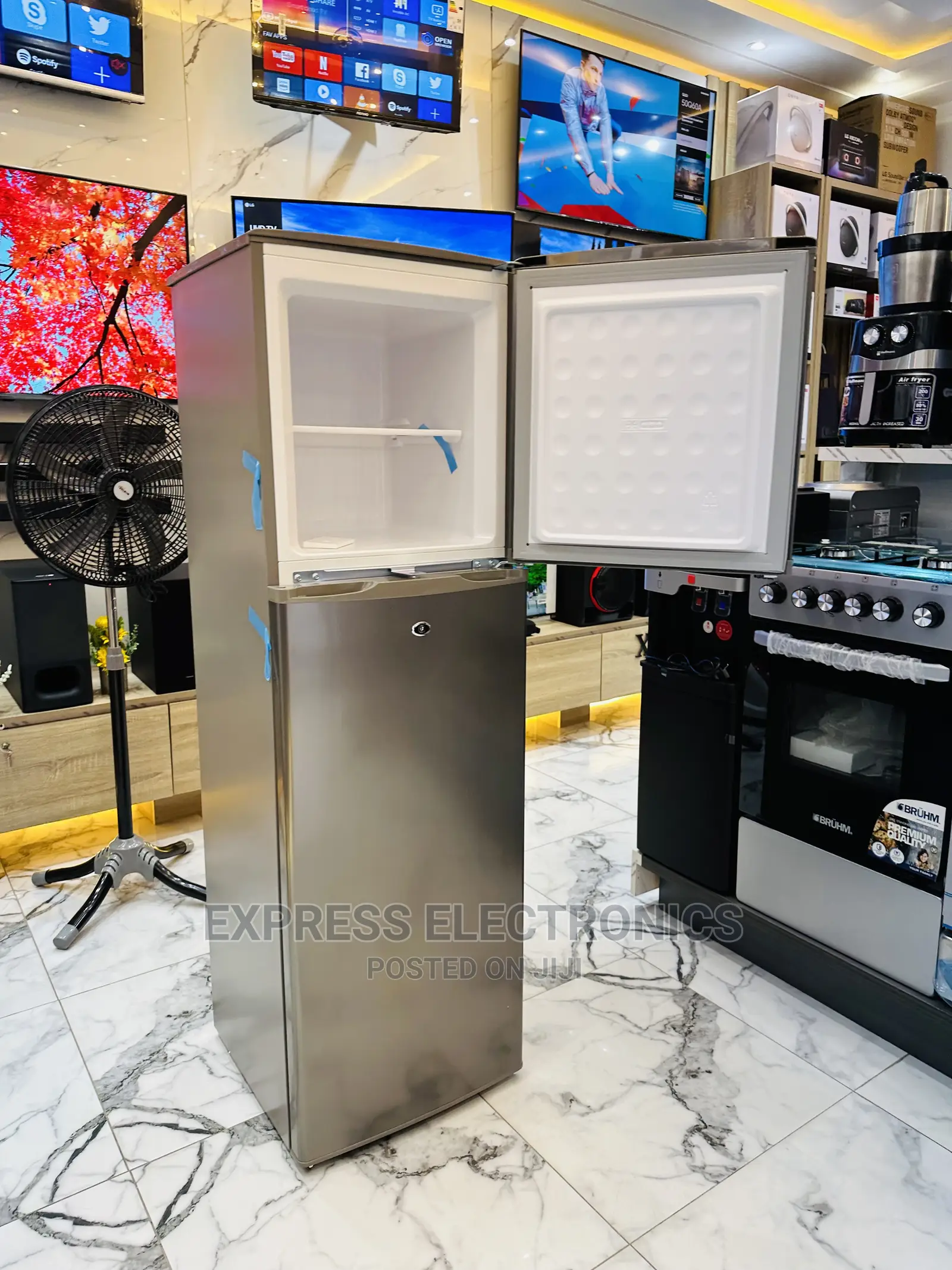 Fast Cooling Sleek Pearl Double Door Fridge Pf-270