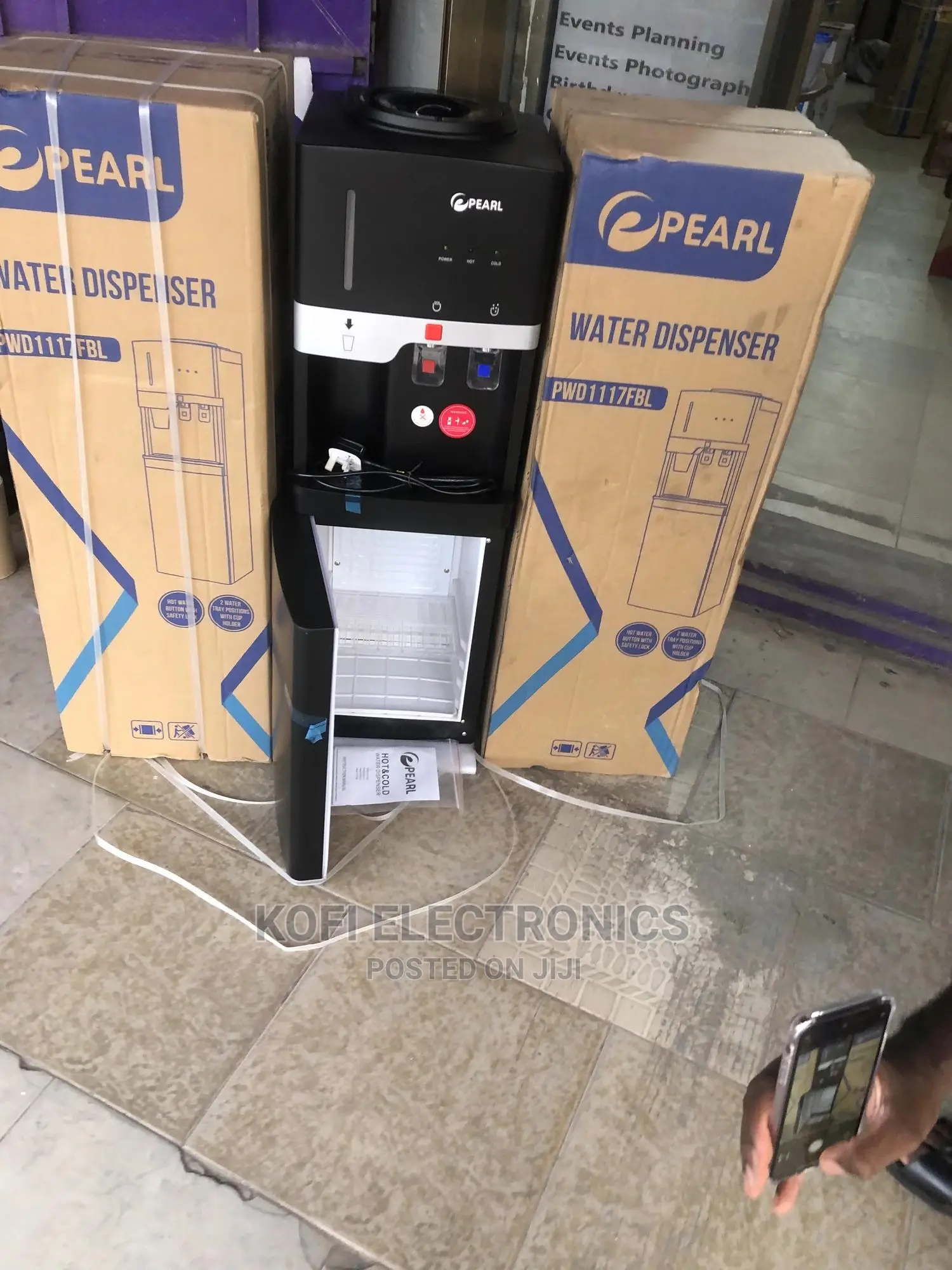 Pearl Water Despenser (Pwd-1117fbl) With Safety Lock