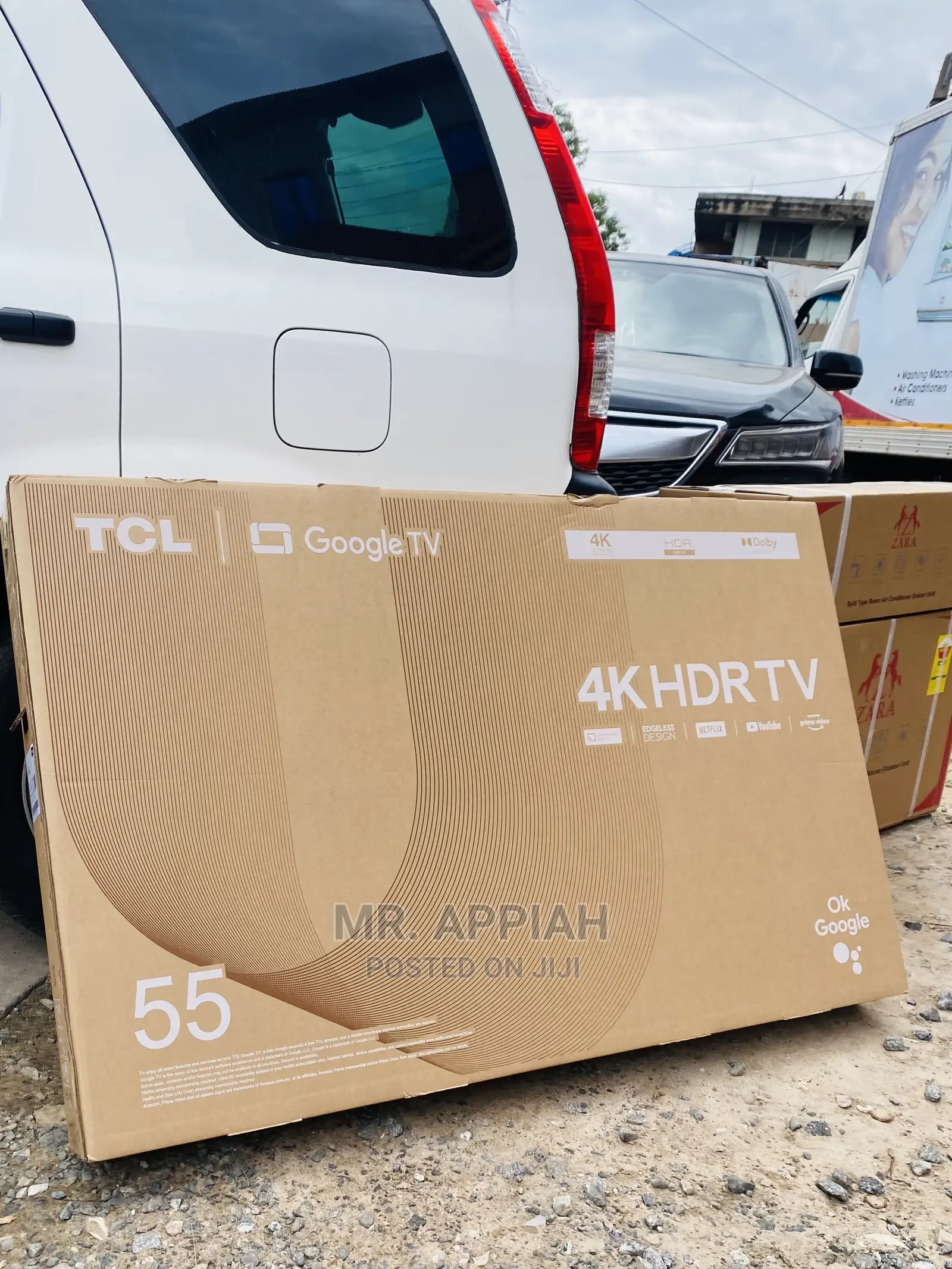 Authentic 55 Inch TCL Google Tv 55P635 With Dolby Audio,$/