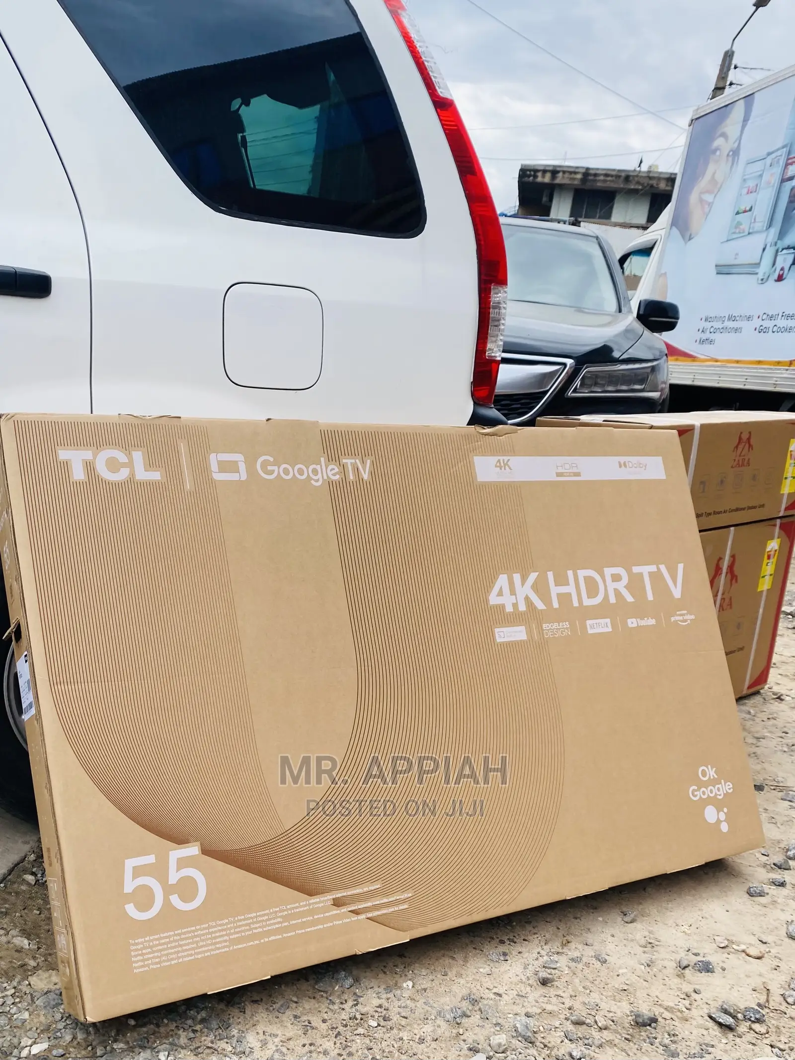 Authentic 55 Inch TCL Google Tv 55P635 With Dolby Audio,$/