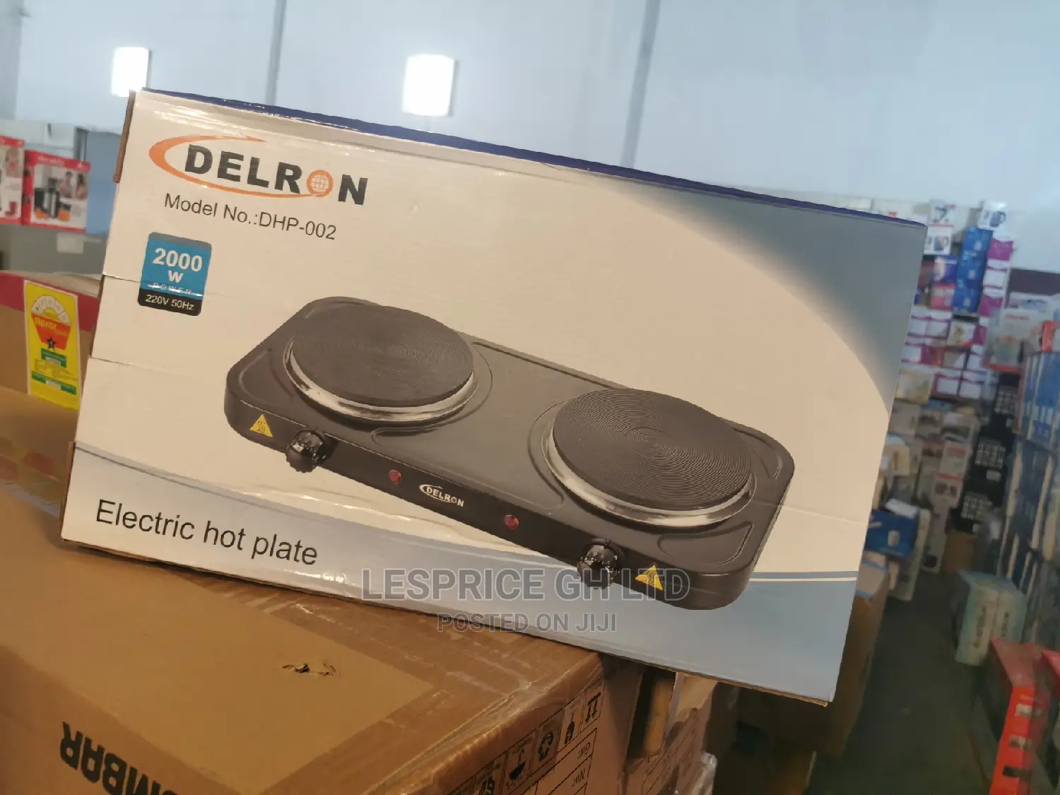 Delron DHP- 2 Burner Hot Plate – 2000W