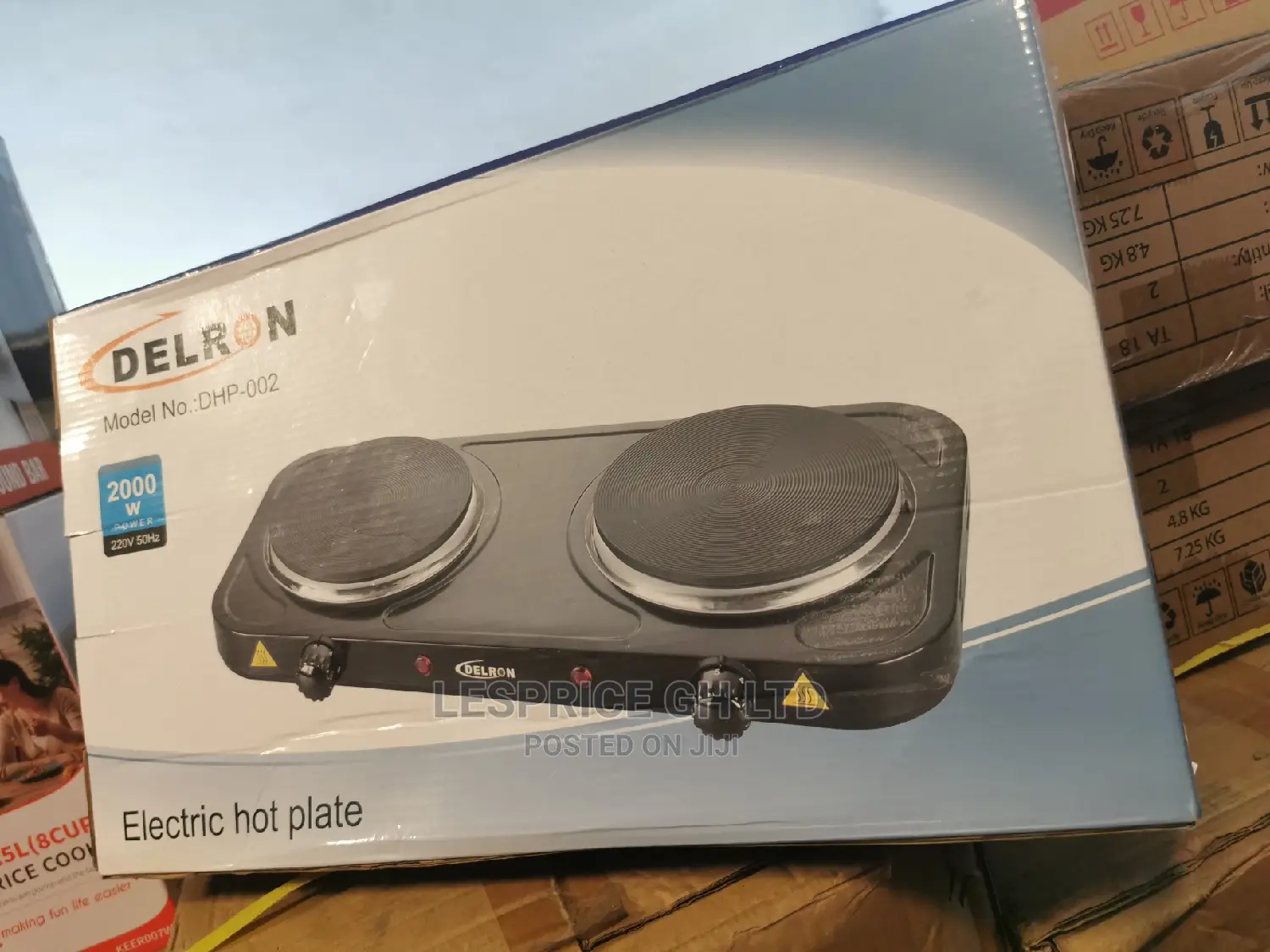 Delron DHP- 2 Burner Hot Plate – 2000W