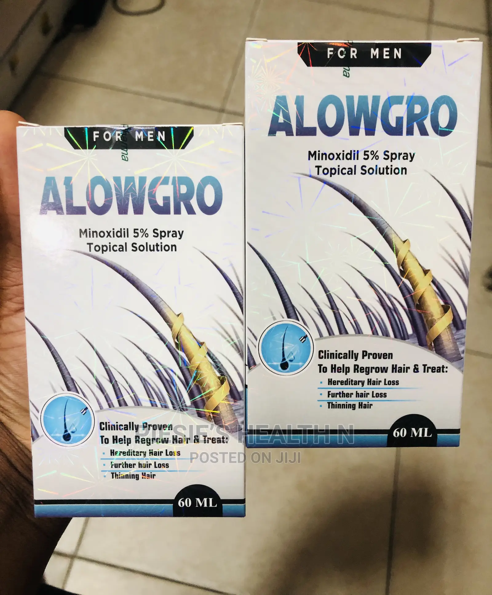 ALOWGROW Minoxidil 5% Spary
