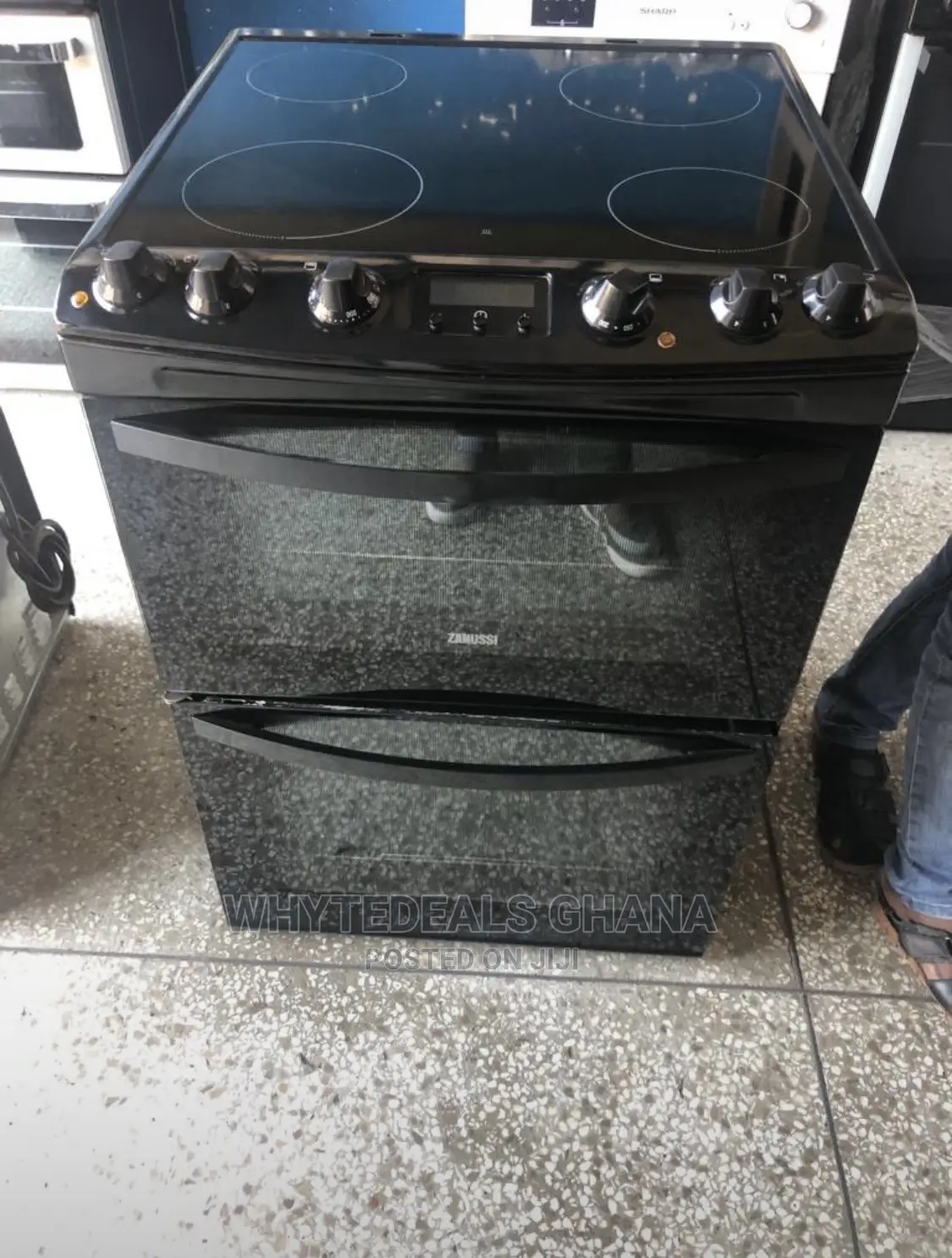 Zanussi 4_hot Plate Electric Cooker| Oven|Grill|Energy Save|Stainless