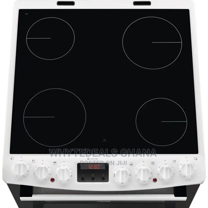 Zanussi 4_hot Plate Electric Cooker| Oven|Grill|Energy Save|Stainless