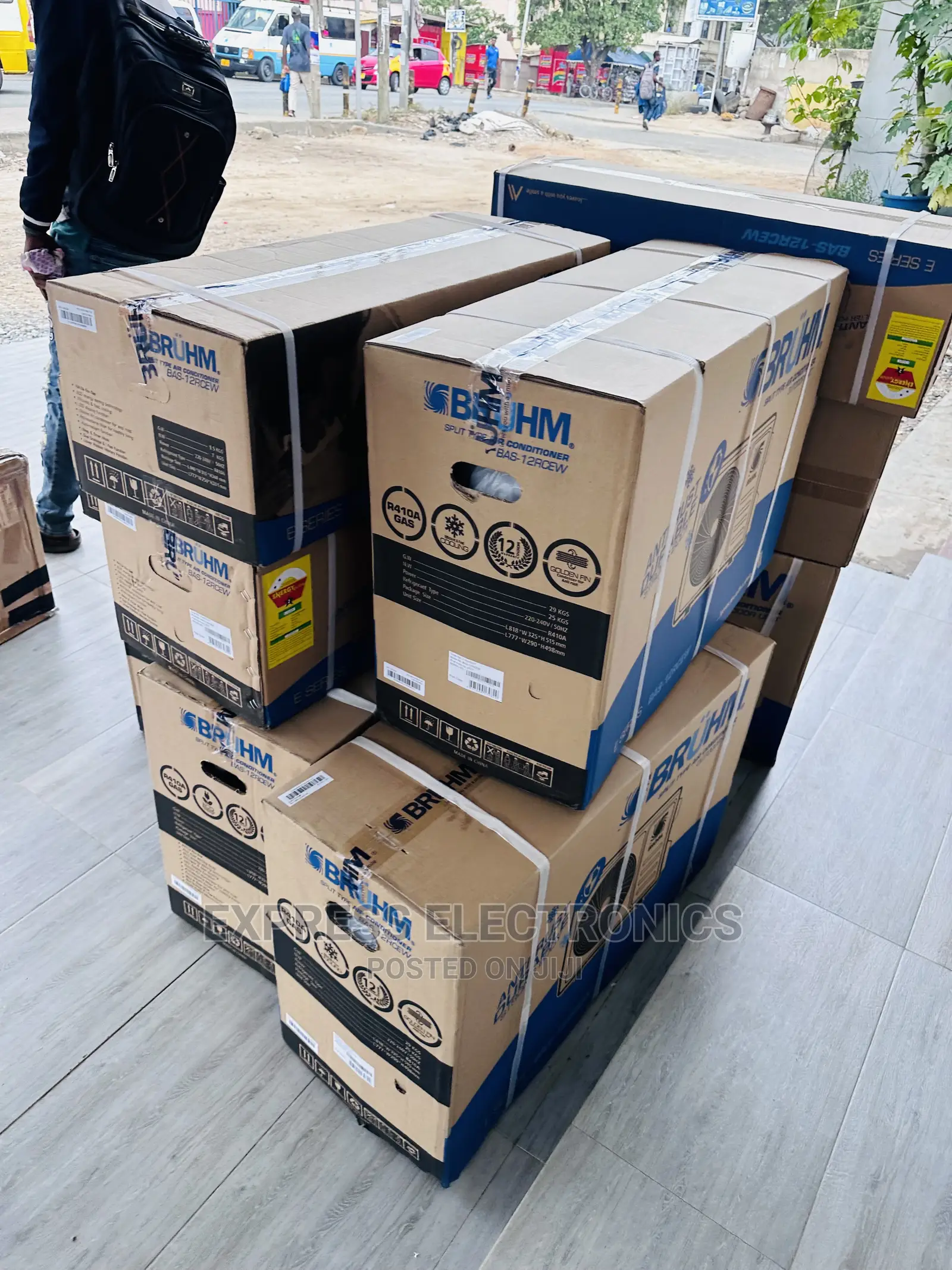 Rapid Cooling Split Bruhm 1.5hp R410 Gas Ac