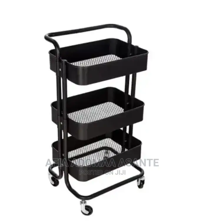 3 Teir Trolley Metal Kitchen Trolley/Rack