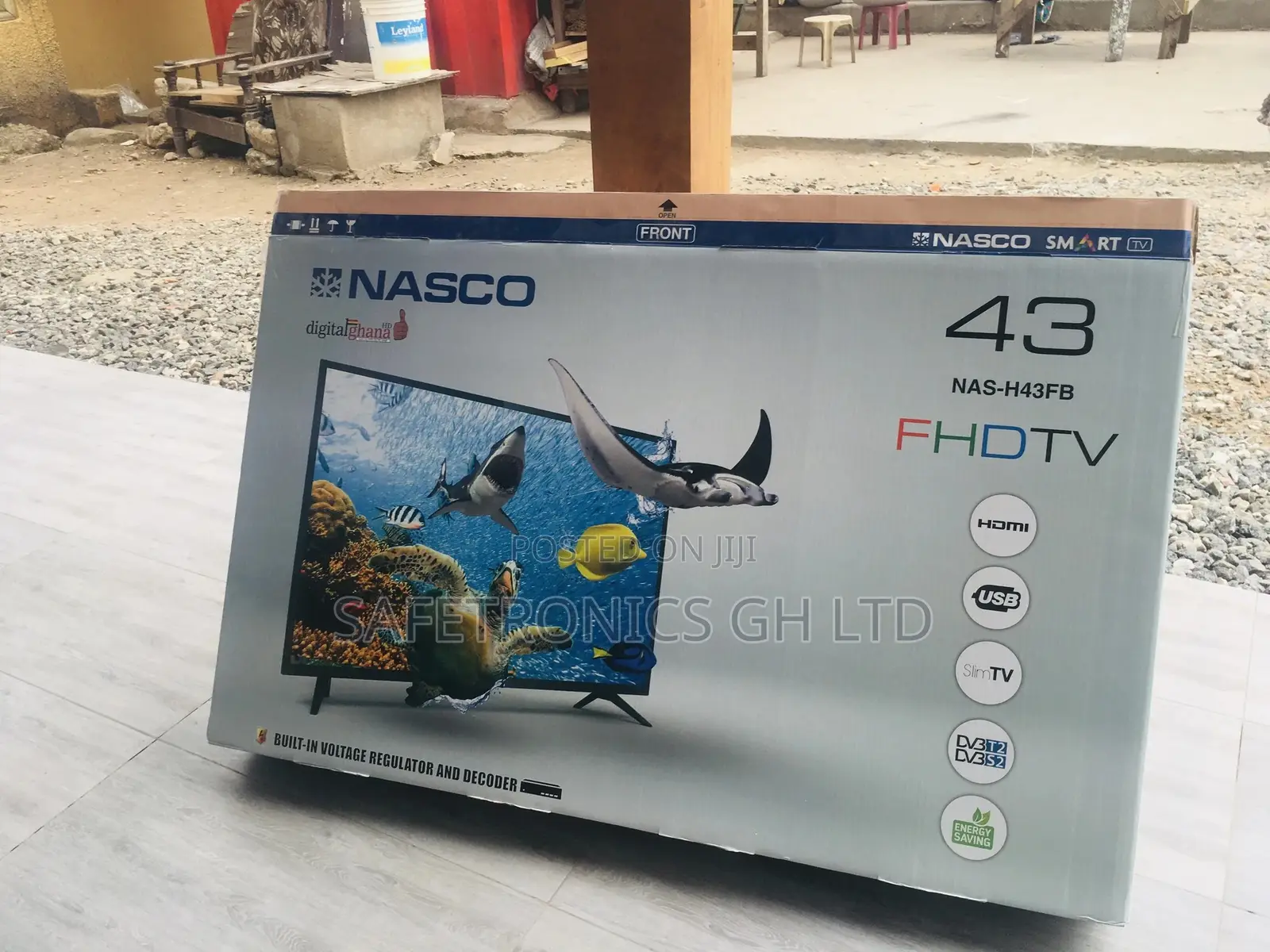  Digital Nas-H43fb Glossy LED 43 Inches Nasco Tv