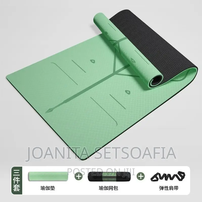 Jumbo Sized Position Line Yoga Mat