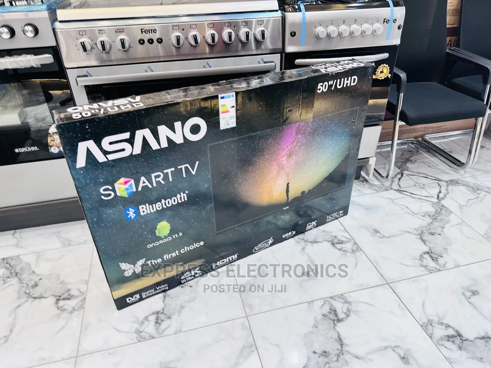 Asano 50” Ultra HD Certified Display Resolution