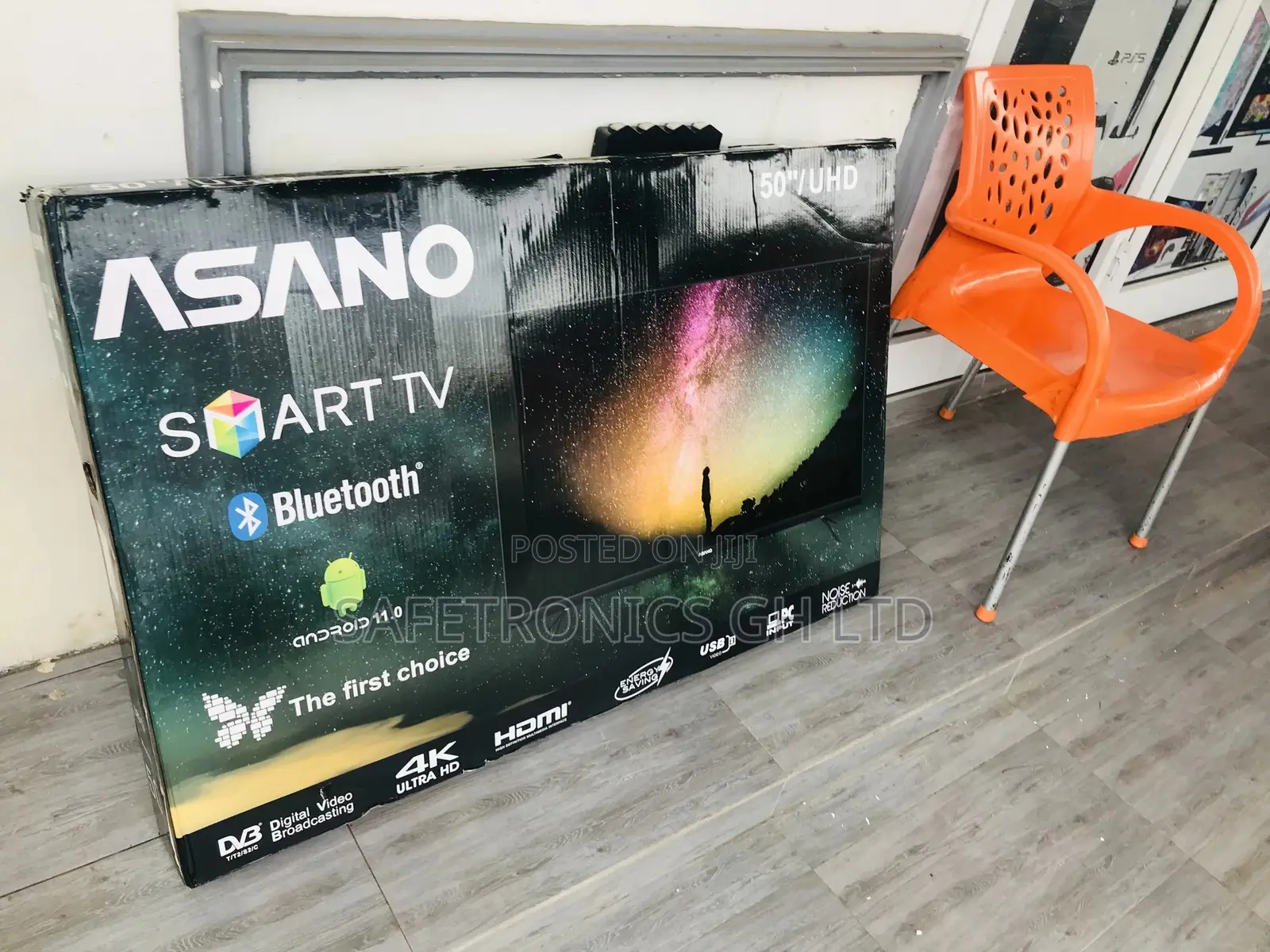 Glossy Clear 50 Inches Asaon UHD Smart Tv 