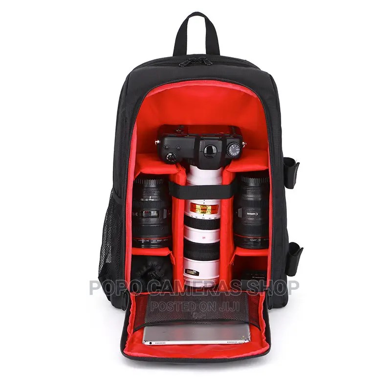 Camera Backpack With Laptop Slot