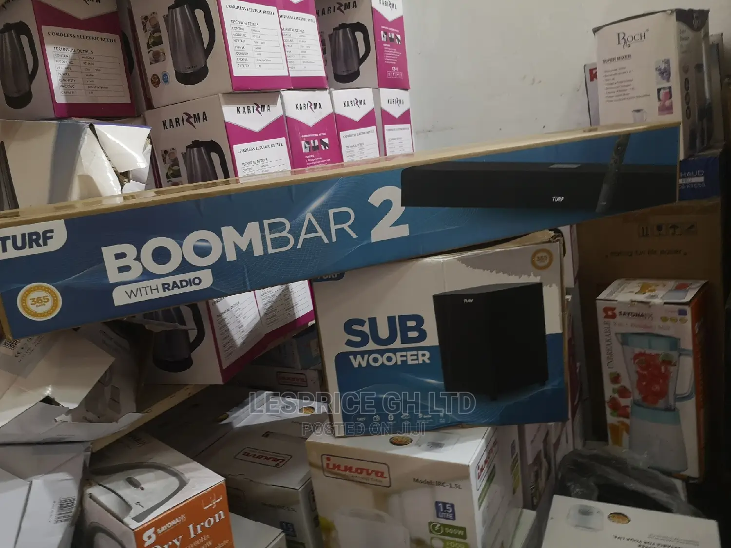 Nice Turf Boombar Soundbar + Woofer (Radio in-Built)