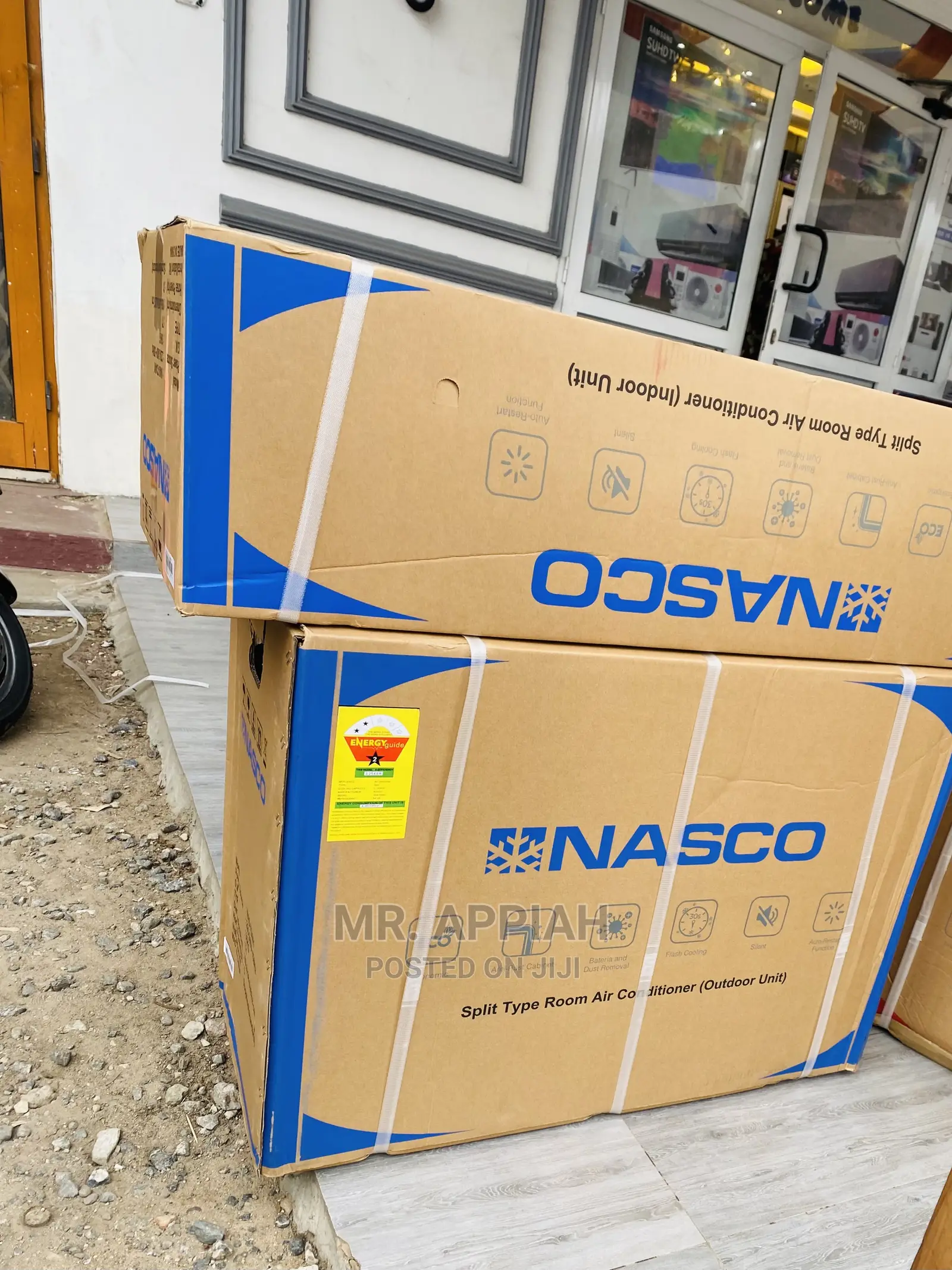 Energy Cost Saving Nasco 2.5hp Split Type Ac(White Color)