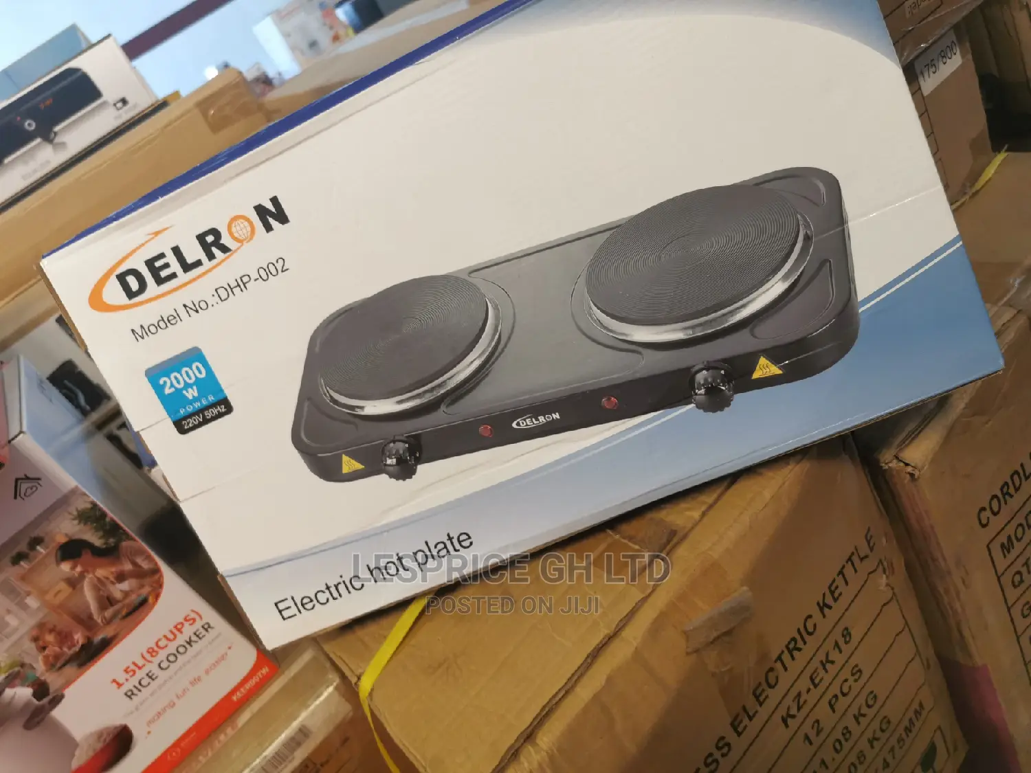 Delron DHP- 2 Burner Hot Plate – 2000W