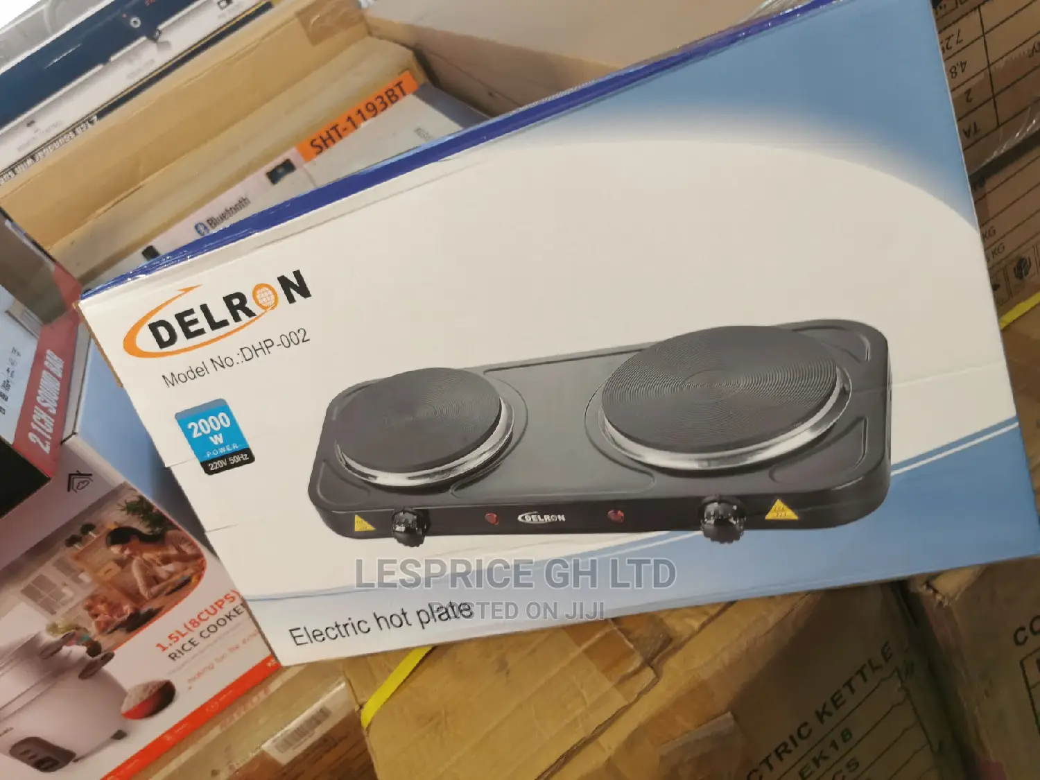Delron DHP- 2 Burner Hot Plate – 2000W
