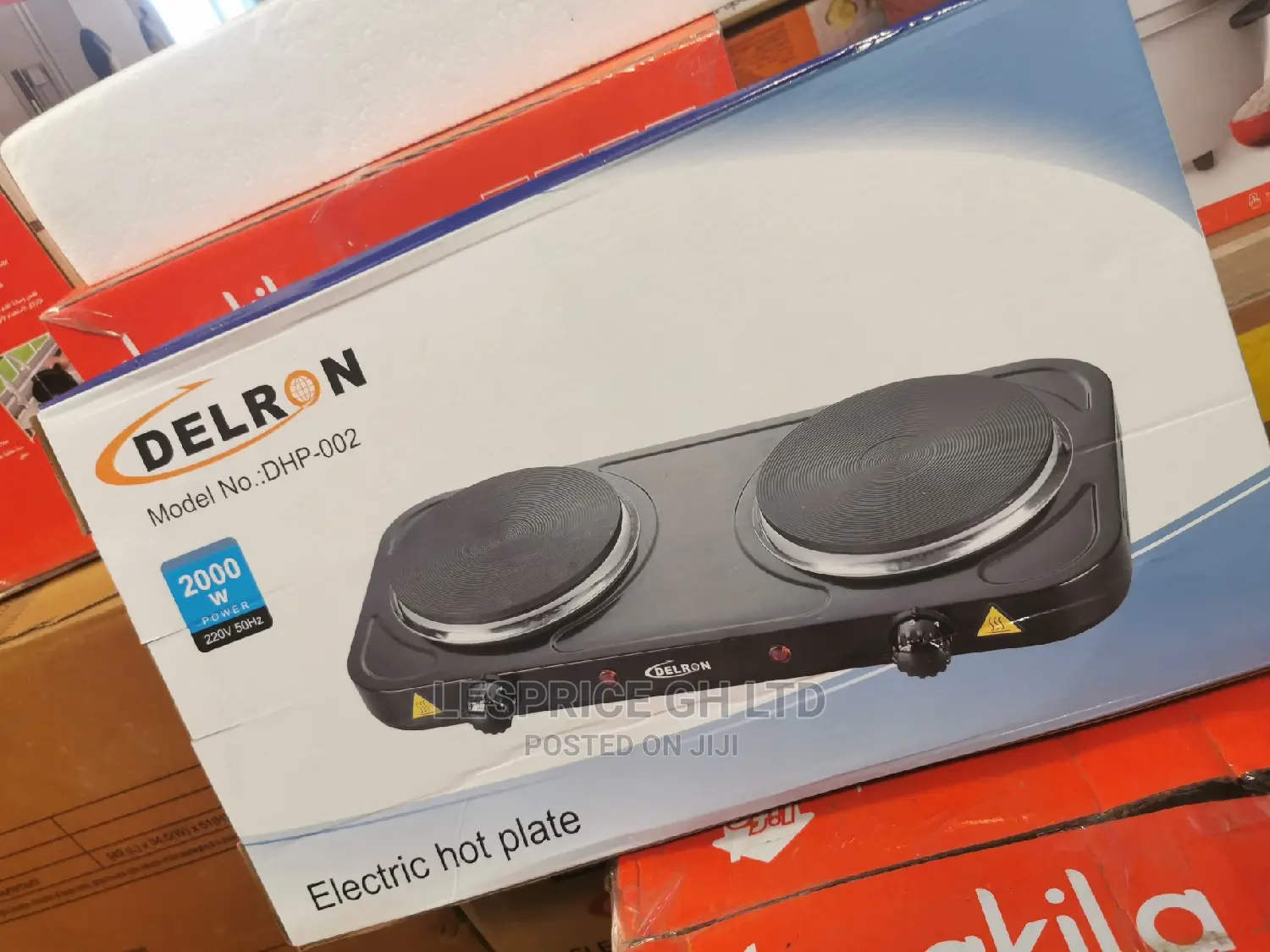 Delron DHP- 2 Burner Hot Plate – 2000W