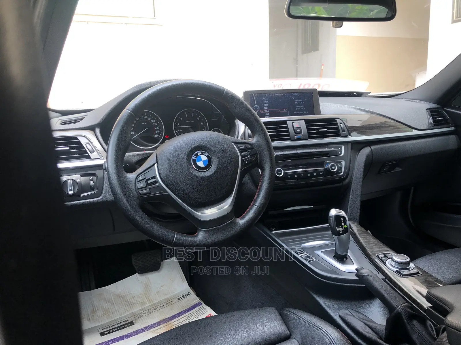 Clean BMW F30 3 Series Steering Wheel With Airbag