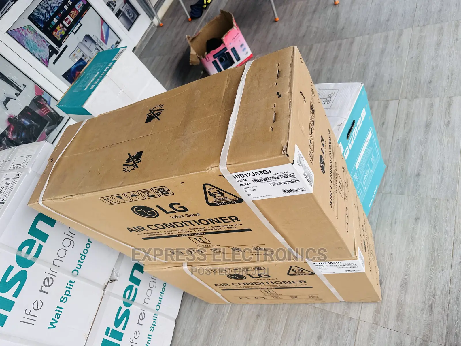 Fire Proof Electric Box  Split LG 1.5hp Inverter Dual