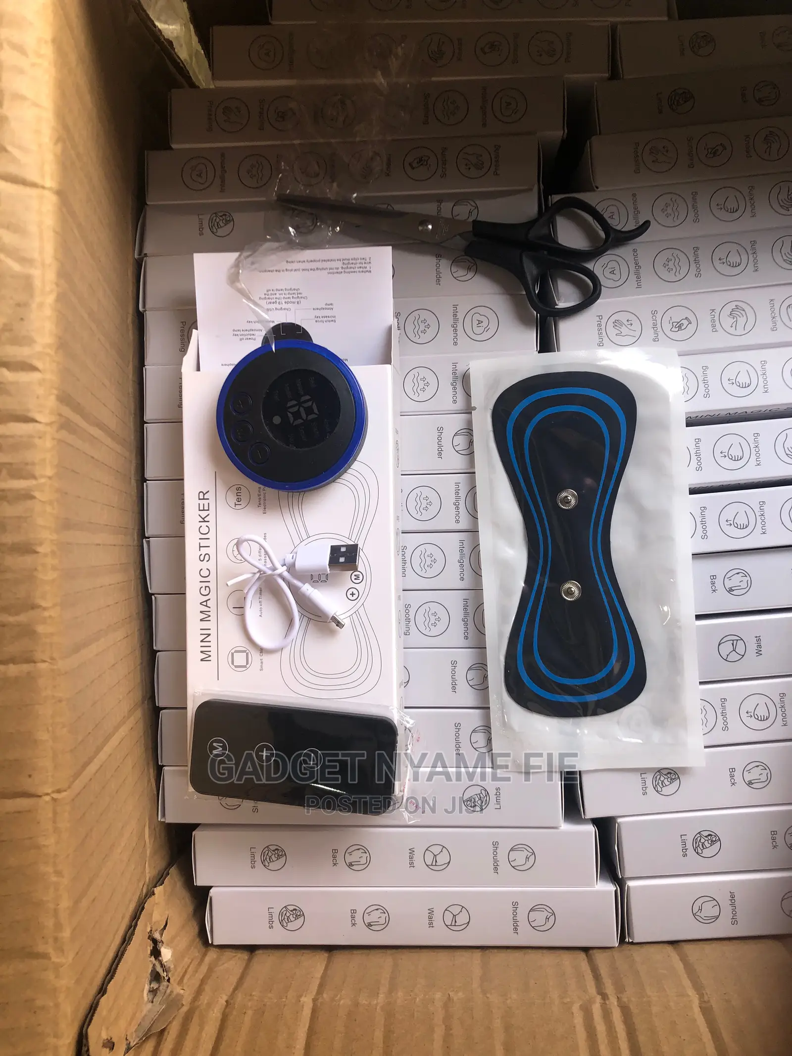 Mini Magic Electronic Massager With Self Adhesive Sticker
