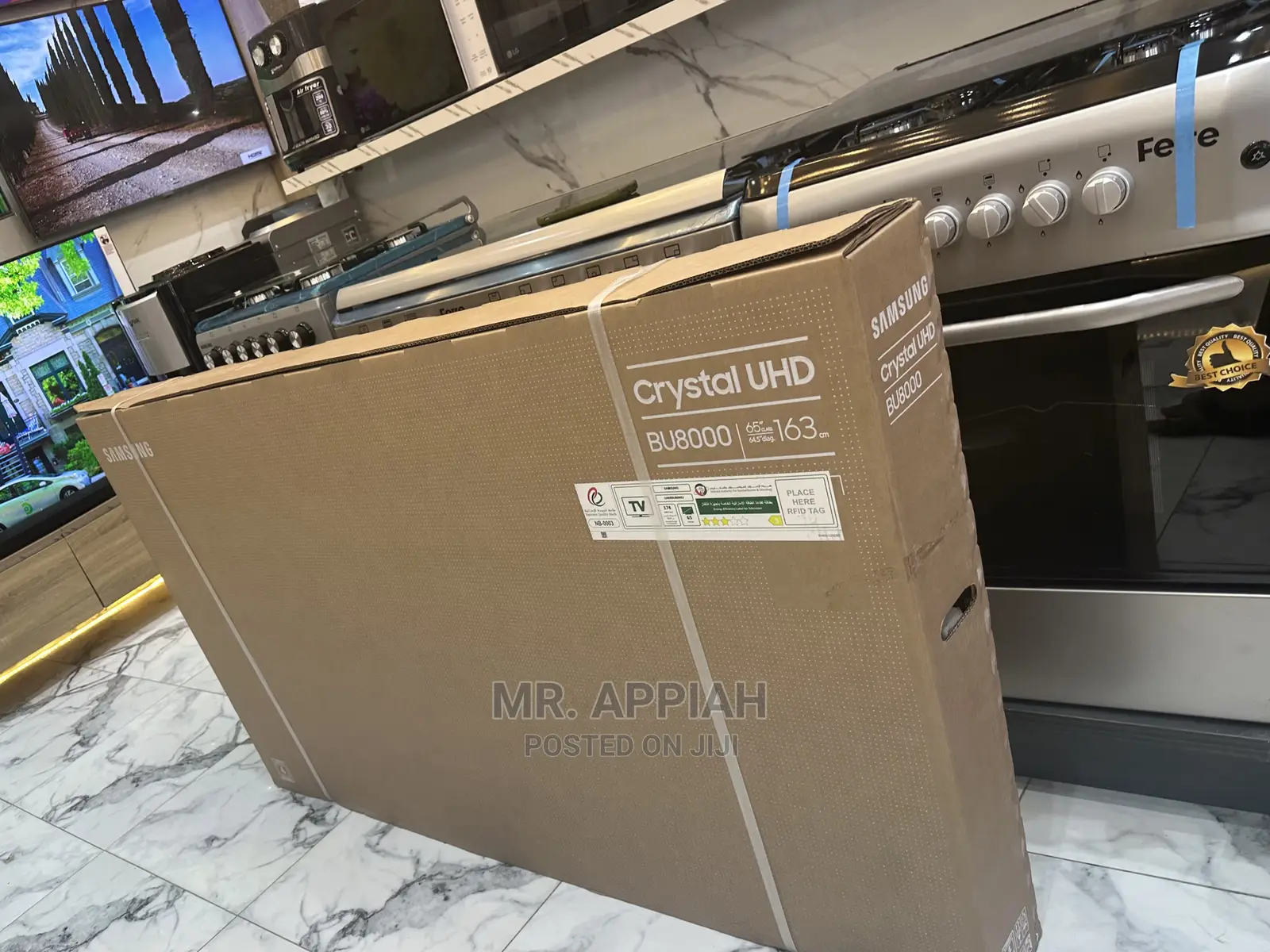 Authentic Samsung 65”(65BU8072)Crystal Ultra HD LED Tv 