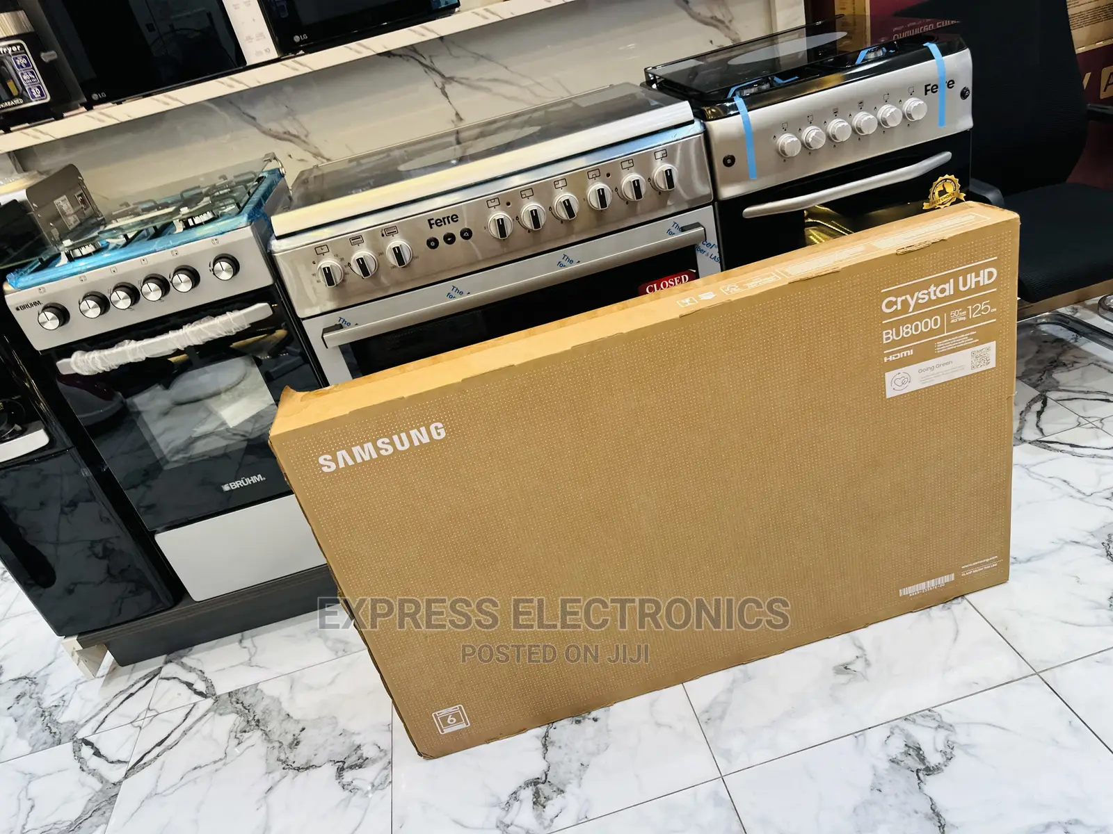 High Brightness  UHD Samsung Bu8000 50” Tv 