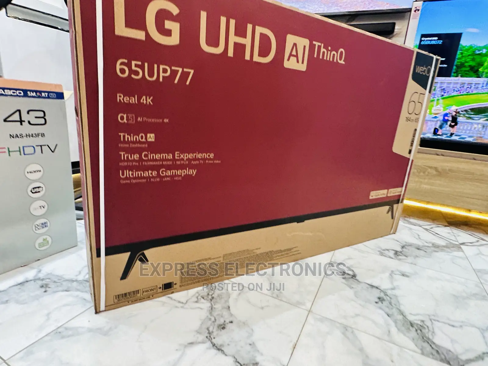 Available at Our Shop LG Up7760 65” UHD Screen Smart