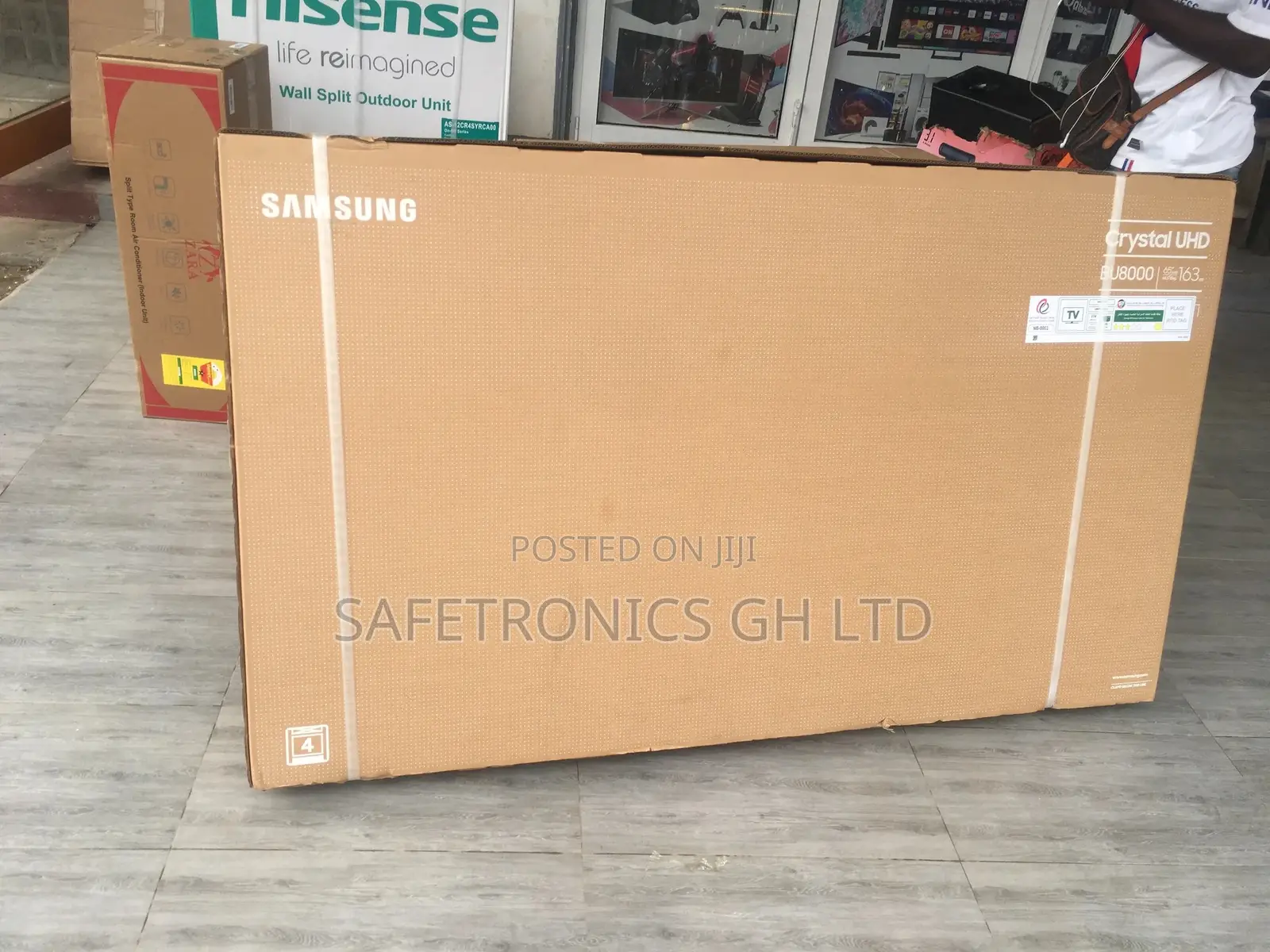Call for 65 Inches Glossy LED Samsung Crystal UHD Tv BU80